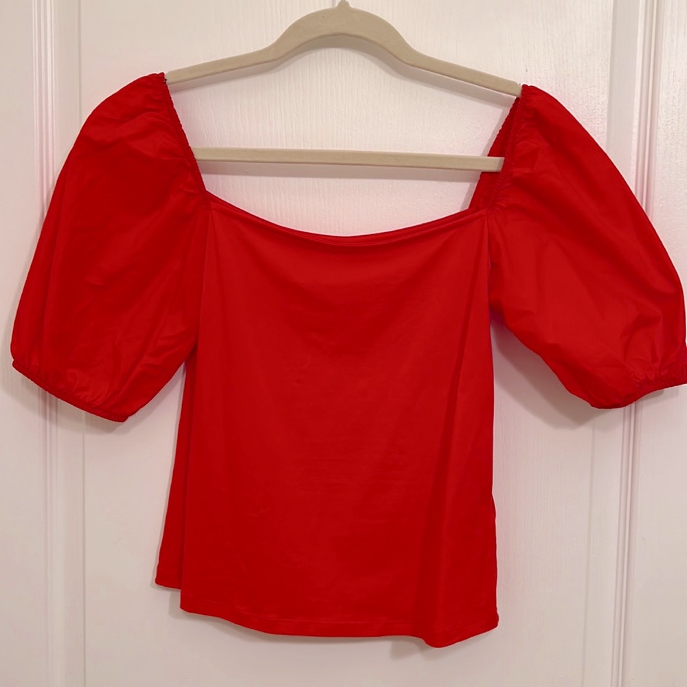 Red H&M shirt
